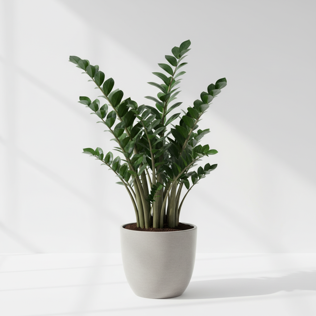 ZZ Plant Zamioculcas Zamiifolia in pot